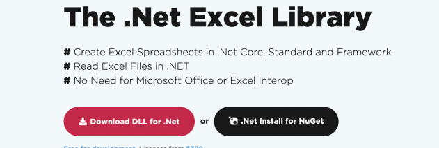 Excel .Net Library screenshot