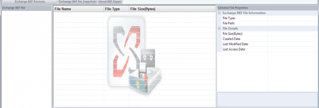 Exchange Backup Recovery screenshot