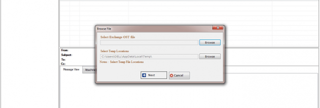 SysVita Exchange OST Recovery Software screenshot