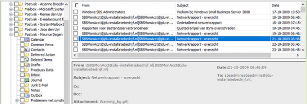 Exchange Recovery screenshot