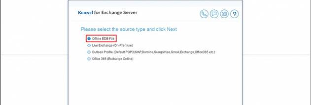 Exchange Server Data Recovery screenshot
