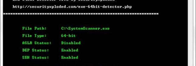 Exe 64bit Detector screenshot