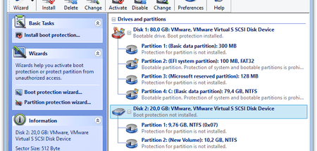 Exlade Disk Password Protection screenshot