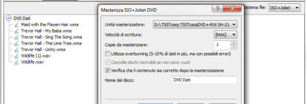 Express Burn Edizione Plus screenshot
