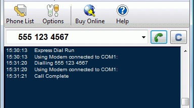 Express Dial Telephone Dialer screenshot