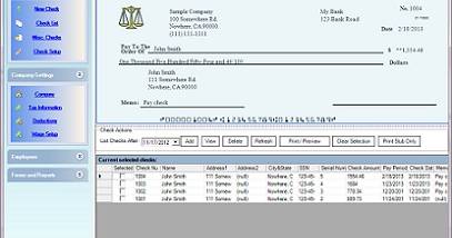 ezPaycheck Payroll Software screenshot