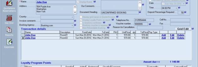 Ezy Hotel Manager screenshot