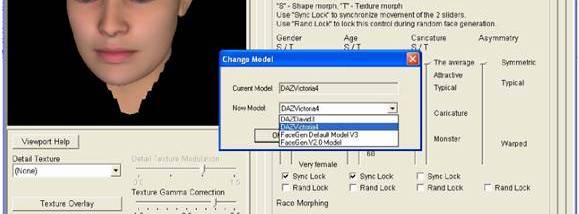 FaceGen Modeller screenshot