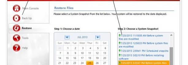 FarStone RestoreIT screenshot