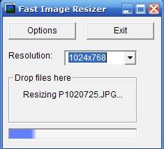 Fast Image Resizer screenshot