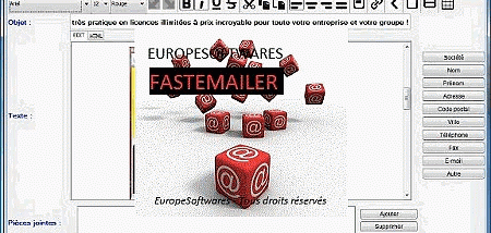 Fastemailer screenshot