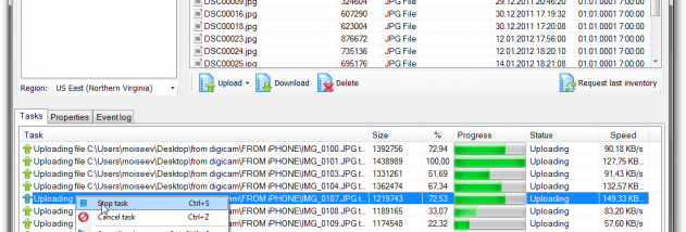 FastGlacier screenshot