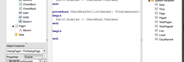 FastReport FMX screenshot