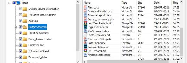 FAT32 File Recovery screenshot