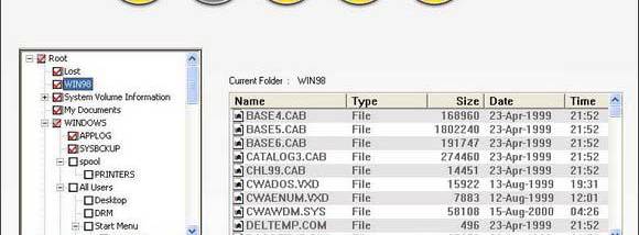 FAT32 Recovery Software screenshot