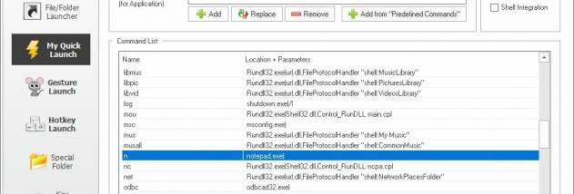 FCorp - File & Folder Launcher screenshot