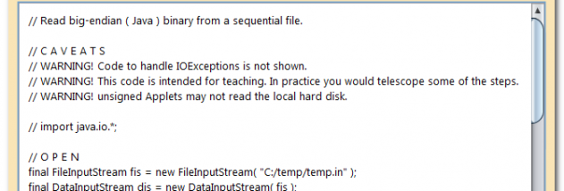 File I/O Amanuensis screenshot