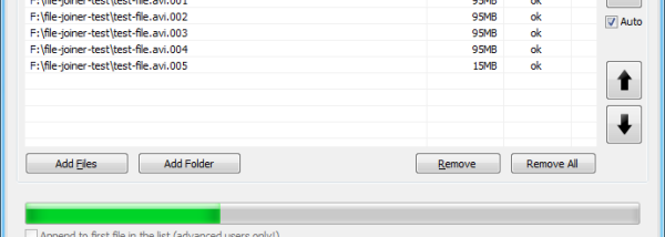File Joiner - 64bit Portable screenshot