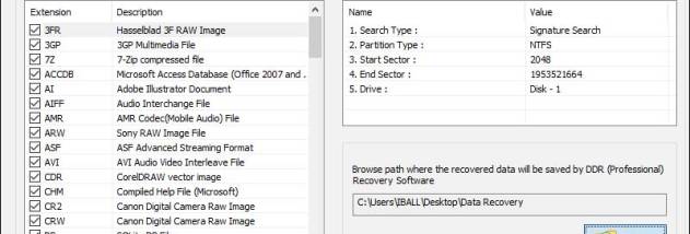 File Recovery screenshot
