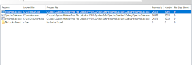 File Unlocker screenshot
