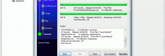 FileToMongo screenshot