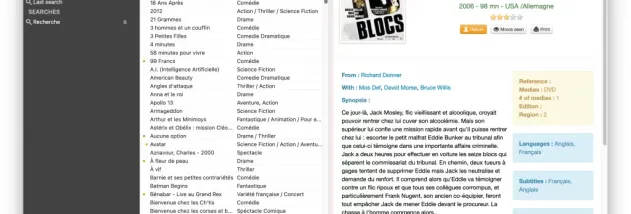 Filmotech screenshot