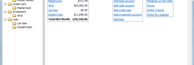Finance Explorer Portable screenshot