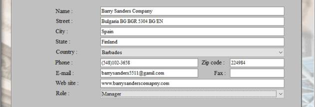 Financial Accounting Barcode Program screenshot
