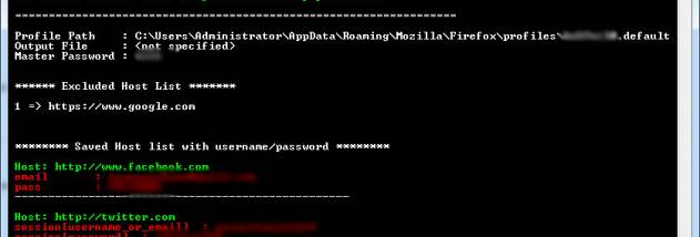 FirePassword screenshot