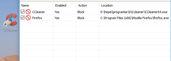 Firewall App Blocker screenshot
