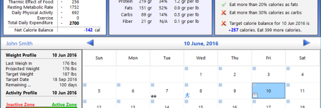 Fitness Assistant screenshot