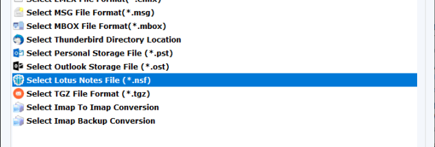 FixVare NSF to PDF Converter screenshot