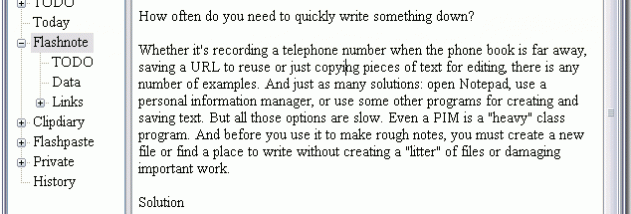 Flashnote screenshot