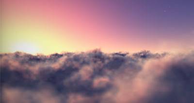 Flying Clouds Screensaver screenshot