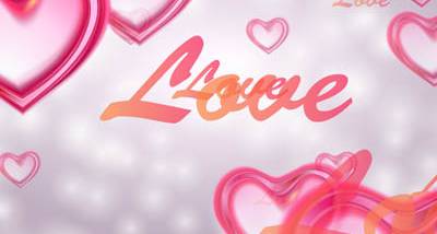 Flying Love Screensaver screenshot