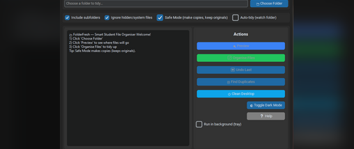 FolderFresh screenshot