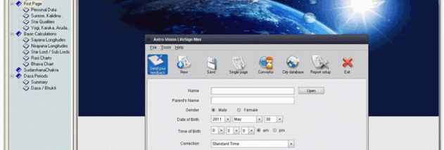 Horoscope Birth Chart Software Free Download