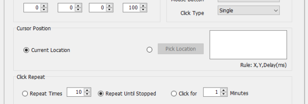 Free Auto Clicker for Windows screenshot