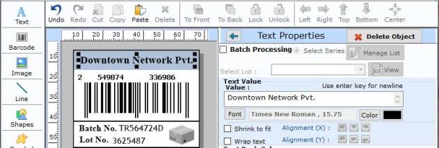 Free Barcode Software screenshot