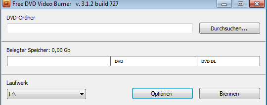 Free DVD Video Burner screenshot