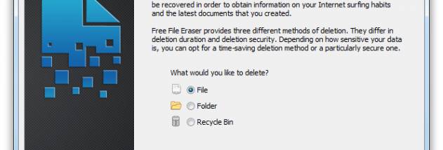 Free File Eraser screenshot