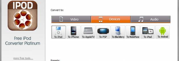Free iPod Converter Platinum screenshot