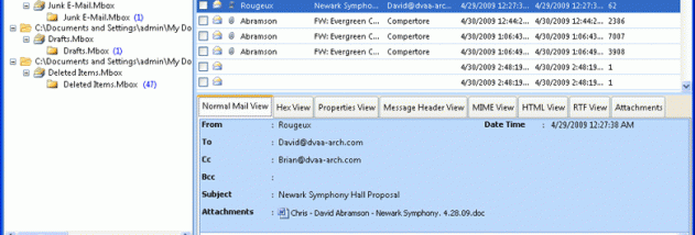 Free MBOX  Viewer screenshot