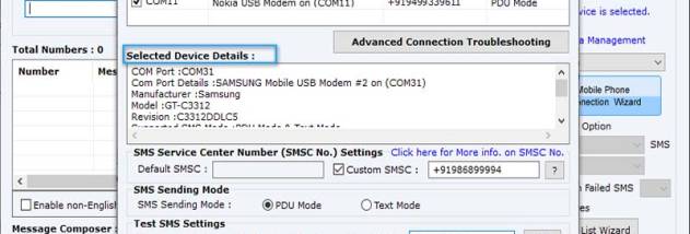 Free Mobiles Messaging Software screenshot