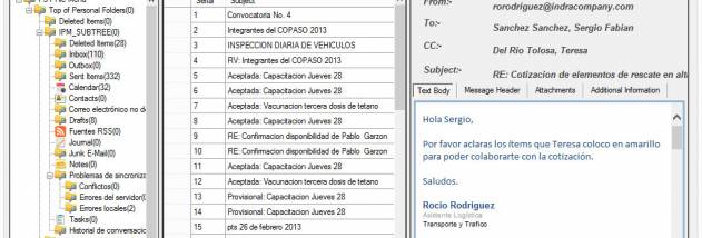 Free Outlook PST Repair screenshot