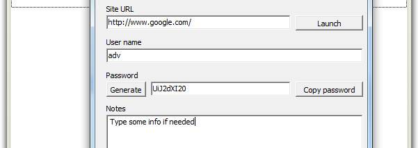 Free Password Box screenshot