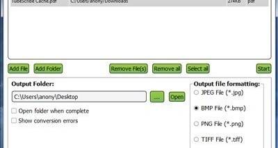 FREE PDF to JPG Converter screenshot