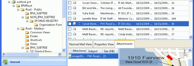 Free PST Viewer screenshot
