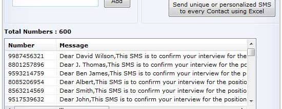 Free SMS Blackberry screenshot