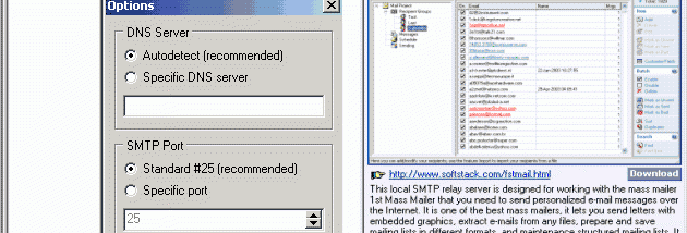 Free SMTP Server screenshot